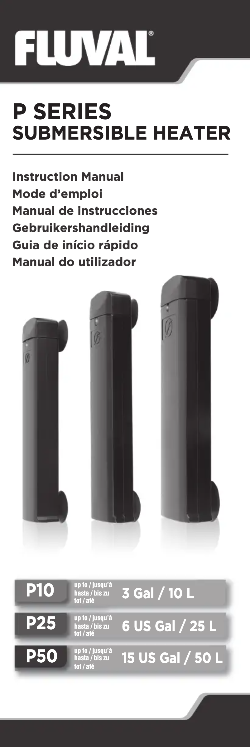 Page 1 de la notice Manuel utilisateur Fluval P50