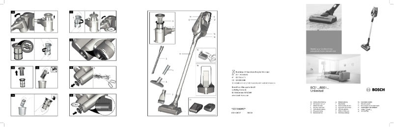 Page 1 de la notice Manuel utilisateur Bosch BCS101GB