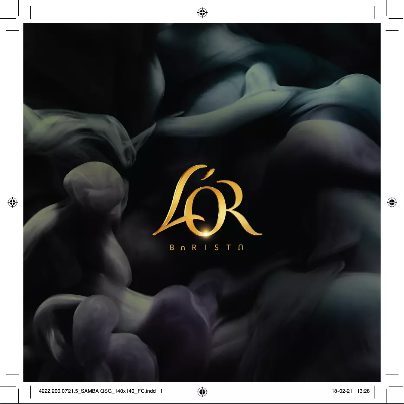 Page n°1 - Guide de démarrage rapide Philips L'Or Barista LM8016