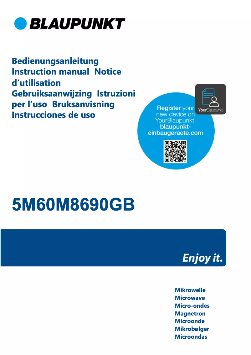 Page 1 de la notice Guide d'installation Blaupunkt 5M60M8690GB