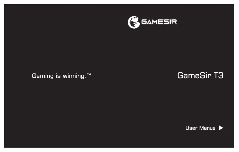 Page n°1 - Manuel utilisateur Gamesir T3
