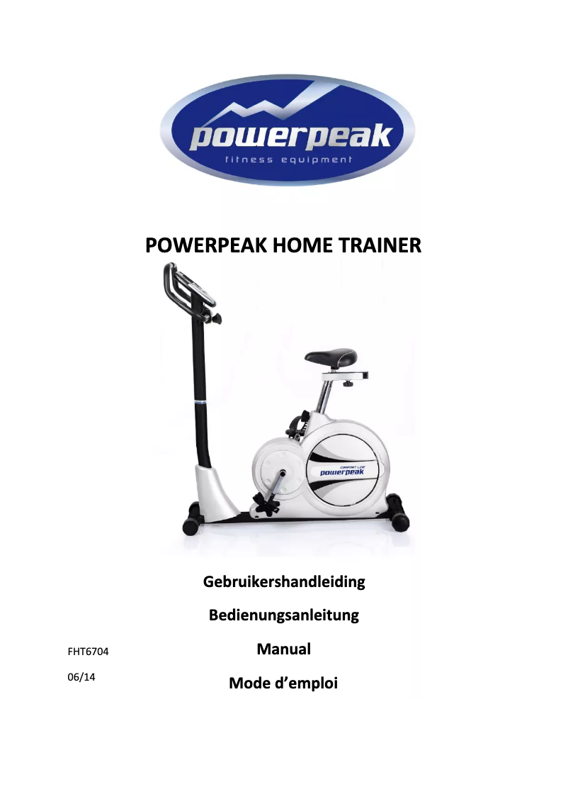 Page n°1 - Manuel utilisateur Powerpeak FHT6704