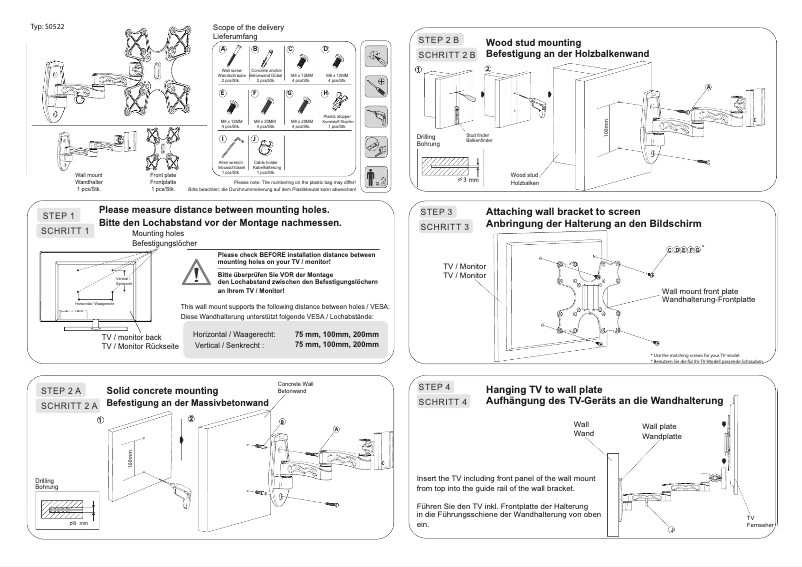Image de la première page du manuel de l'appareil S0522