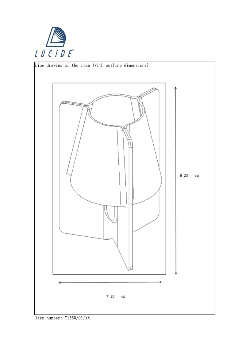 Page 1 de la notice Manuel utilisateur Lucide Tripli 71550/01/85