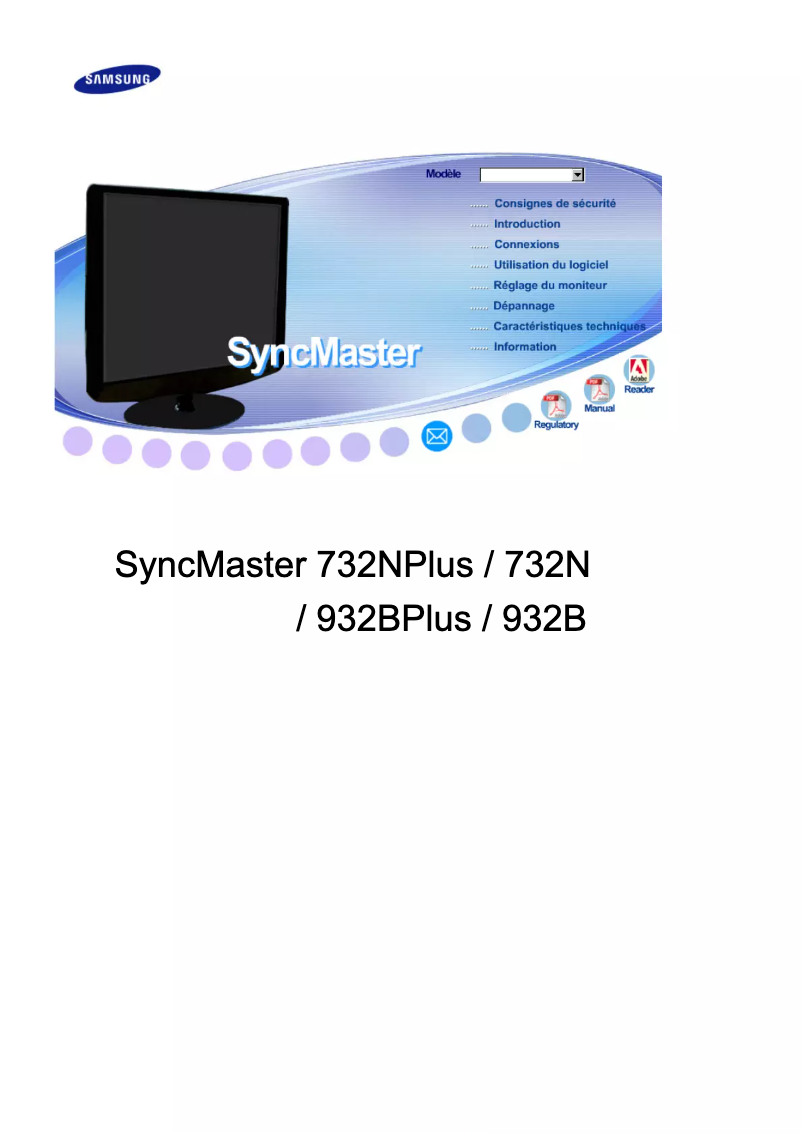Página 1 del manual Manual de usuario Samsung SyncMaster 732NPLUS