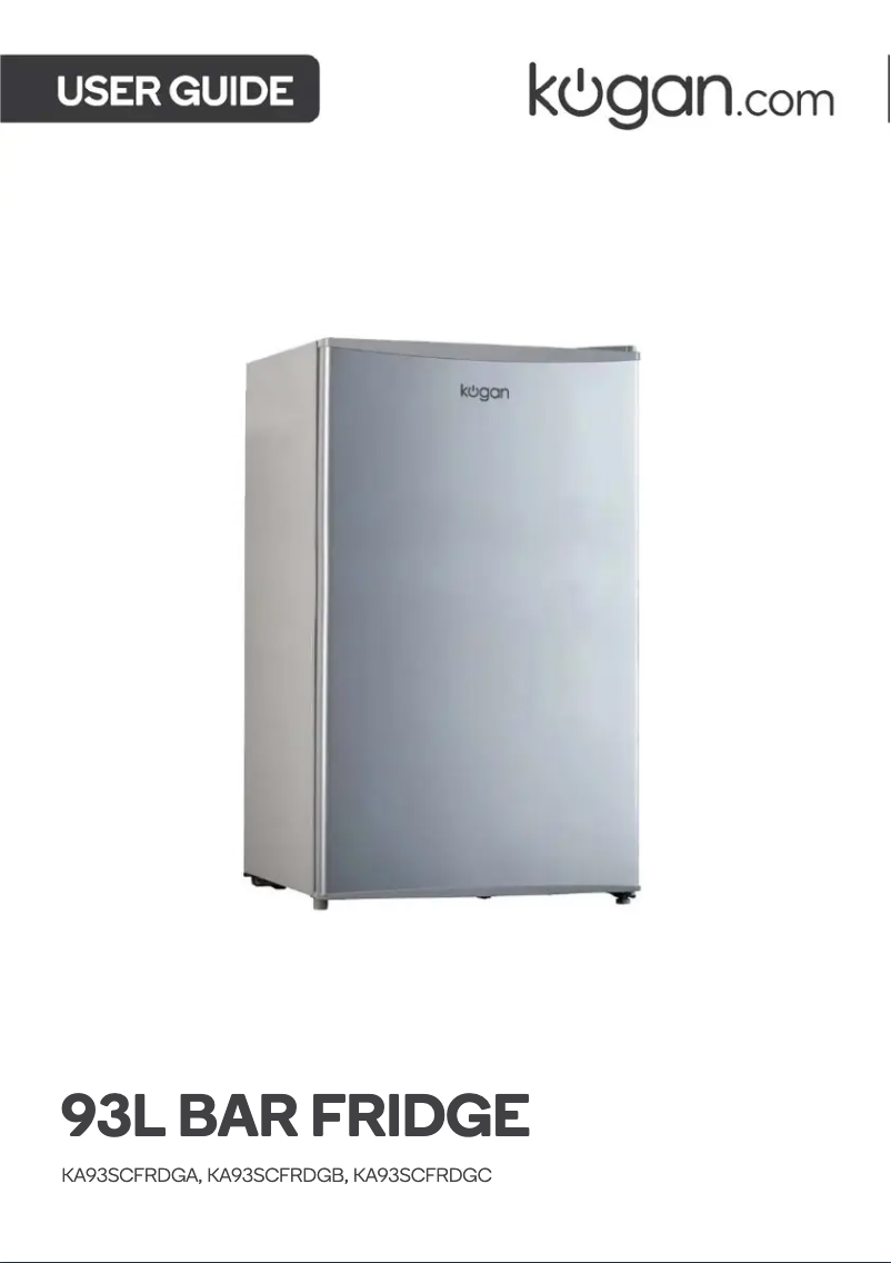 Image de la première page du manuel de l'appareil KA93SCFRDGB