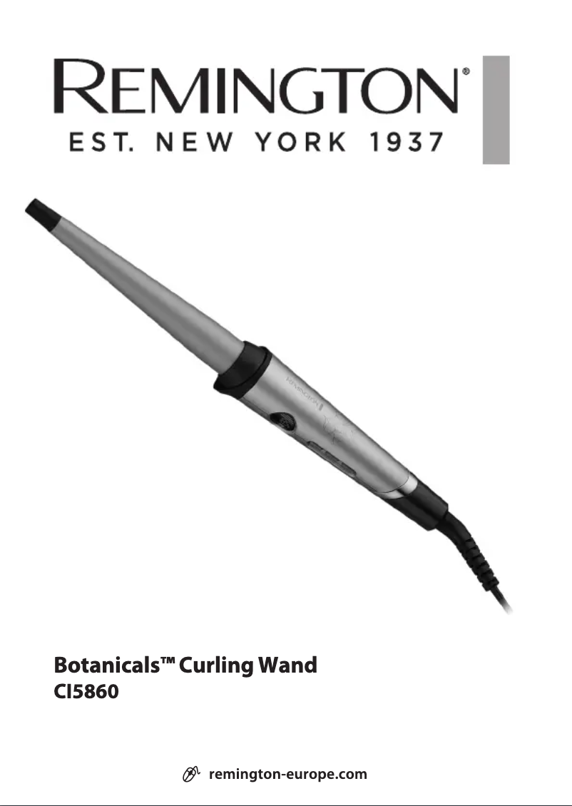 Image de la première page du manuel de l'appareil Botanicals CI5860