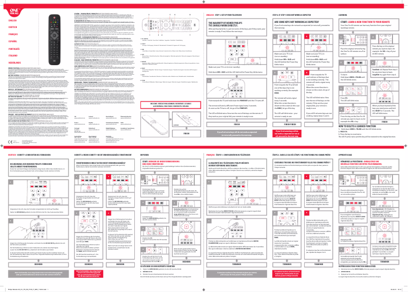 Image de la première page du manuel de l'appareil URC 1913