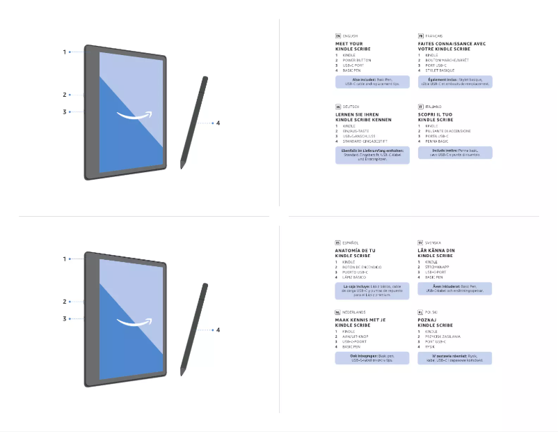 Page n°1 - Manuel utilisateur Amazon Scribe