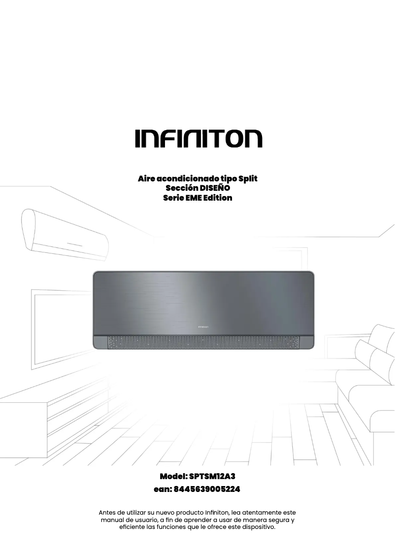Page n°1 - Manuel utilisateur Infiniton SPTSM12A3