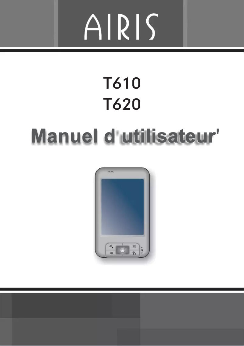 Image de la première page du manuel de l'appareil T610
