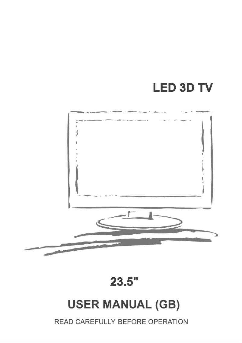 Page 1 de la notice Manuel utilisateur Salora 24LED6200C3D