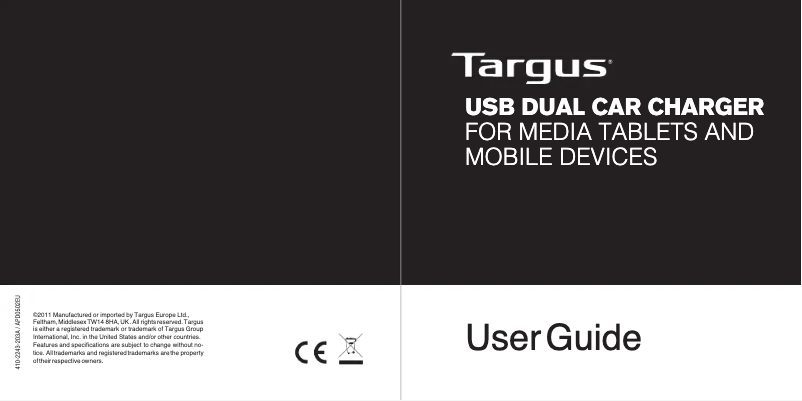 Image de la première page du manuel de l'appareil APD0502EU