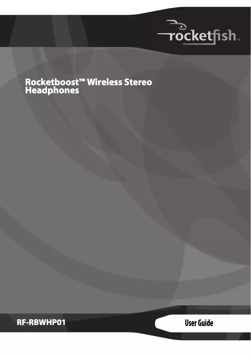 Página 1 del manual Manual de usuario Rocketfish Rocketboost RF-RBWHP01
