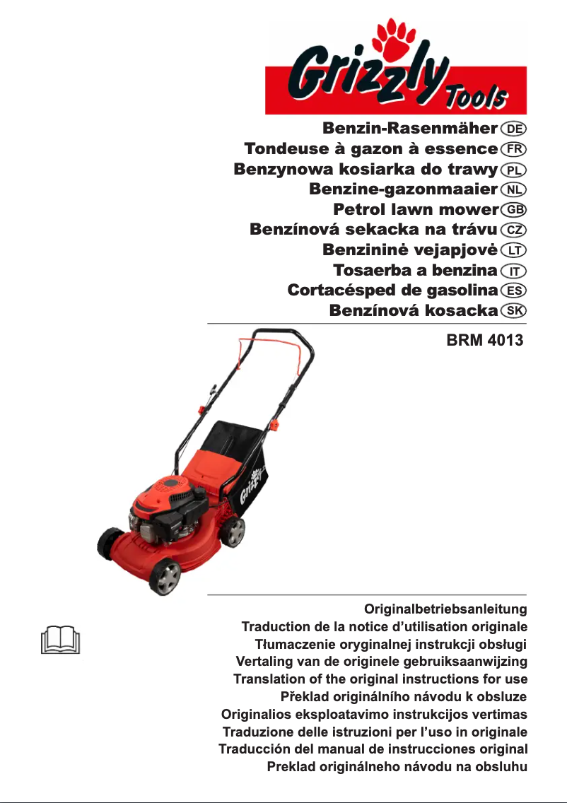 Page n°1 - Manuel utilisateur Grizzly BRM 4013