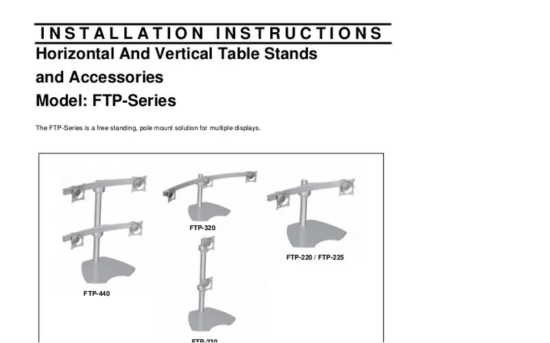 Page 1 de la notice Manuel utilisateur Chief KTA1042B