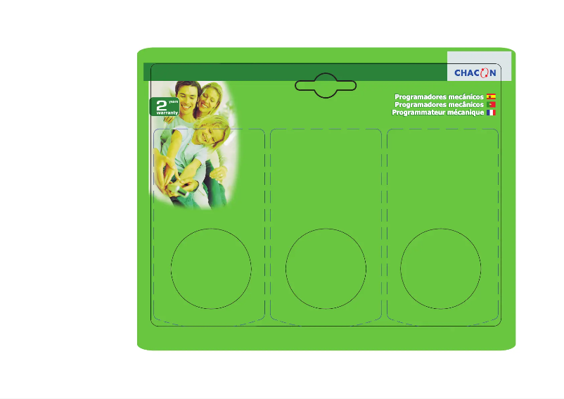 Page 1 de la notice Manuel utilisateur Chacon 54018