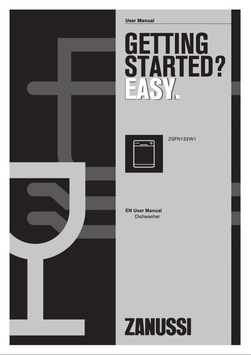 Image de la première page du manuel de l'appareil ZSFN132W1