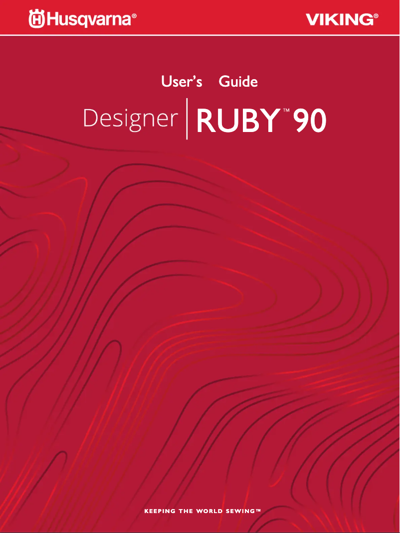 Image de la première page du manuel de l'appareil Designer Ruby 90