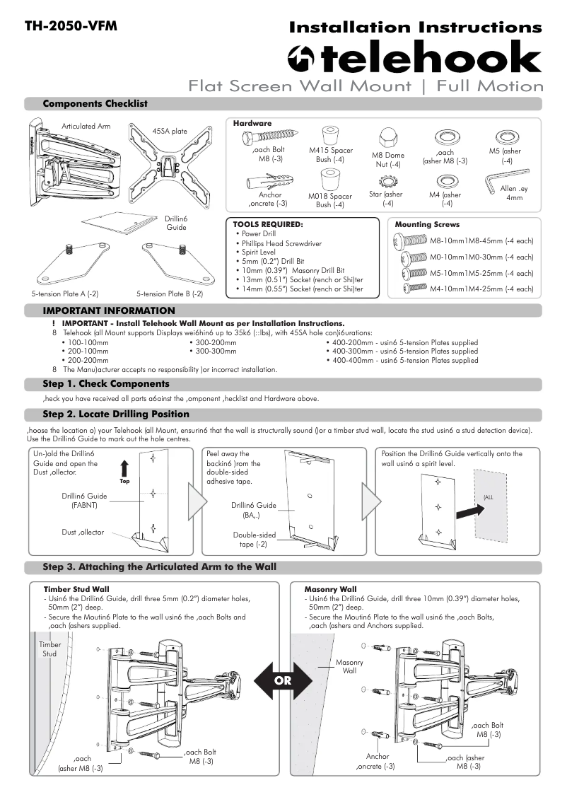 Página 1 del manual Manual de usuario Atdec TH2050-VFM-TAA