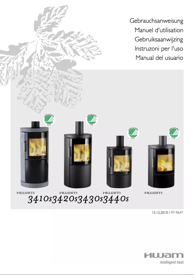 Page 1 de la notice Manuel utilisateur Hwam 3440S