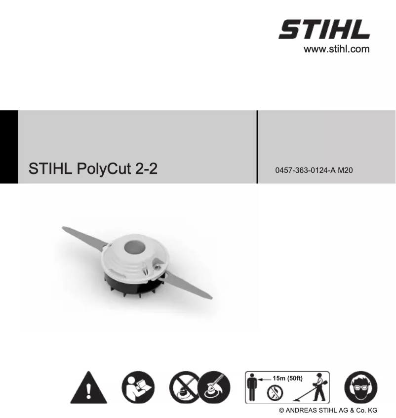 Page 1 de la notice Manuel utilisateur Stihl PolyCut 2-2