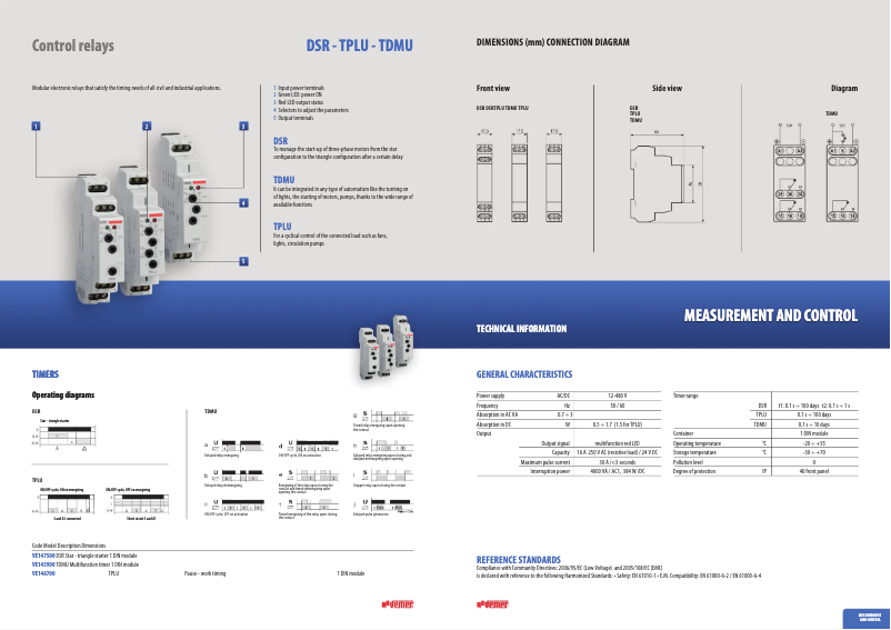 Page n°1 - Fiche technique Vemer TPLU