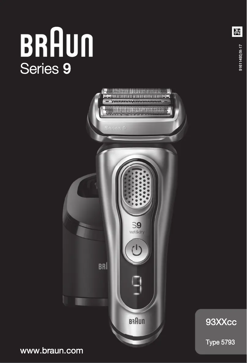 Image de la première page du manuel de l'appareil Series 9 9365CC