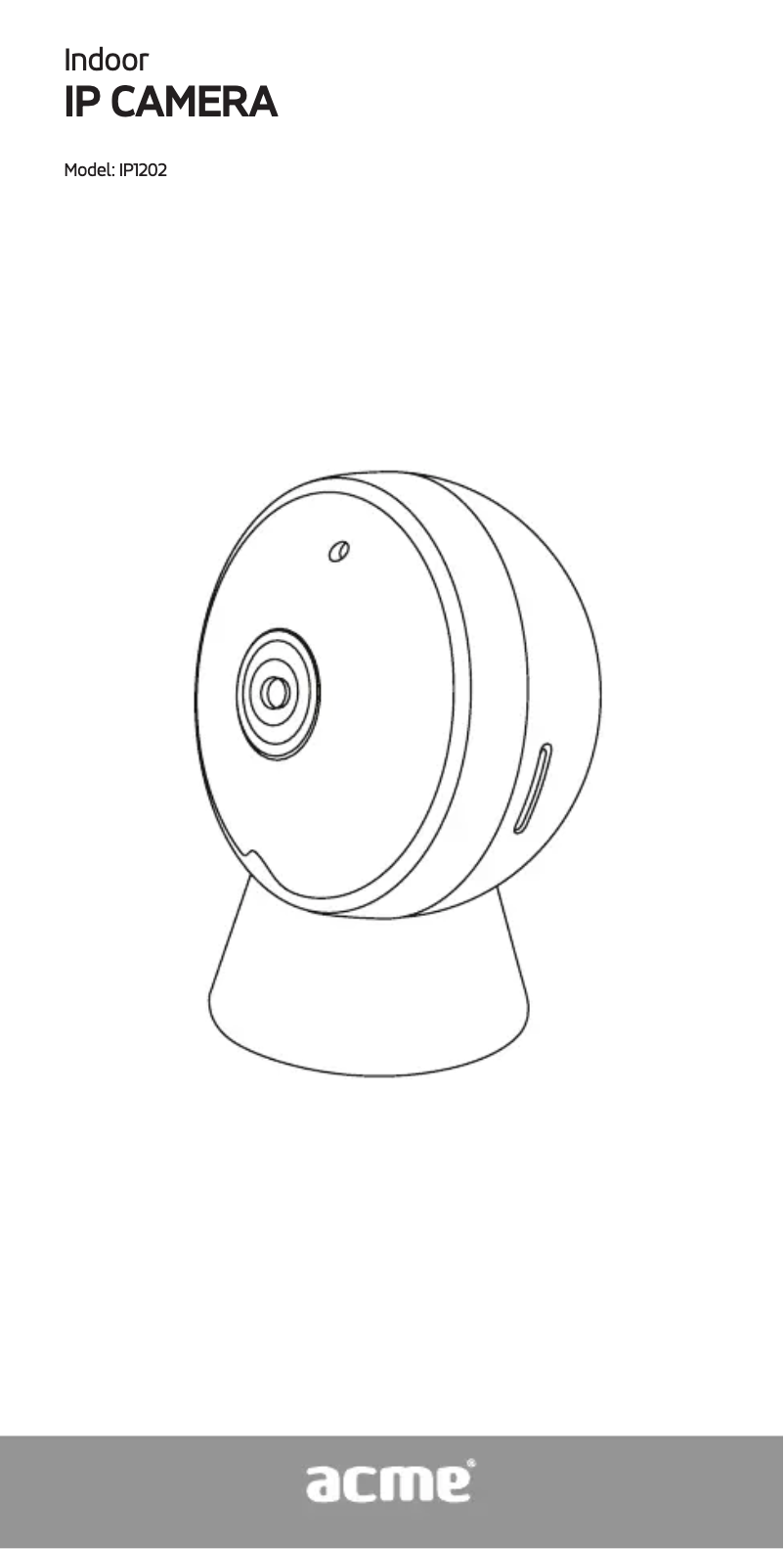 Página 1 del manual Manual de usuario Acme IP1202