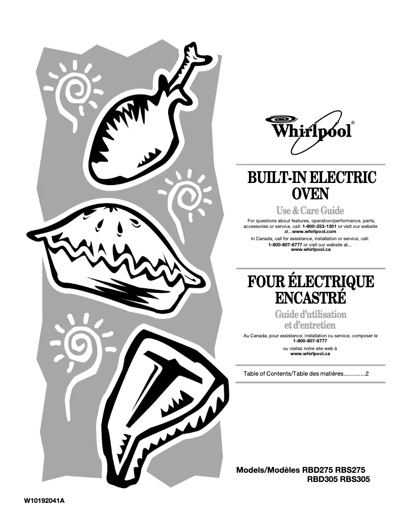 Image de la première page du manuel de l'appareil RBS275PVQ