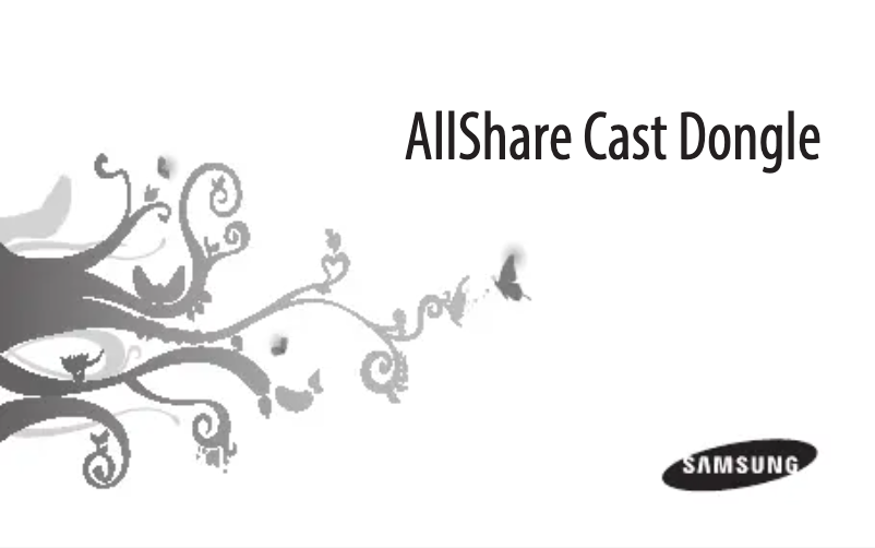 Image de la première page du manuel de l'appareil AllShare Cast Hub EAD-T10