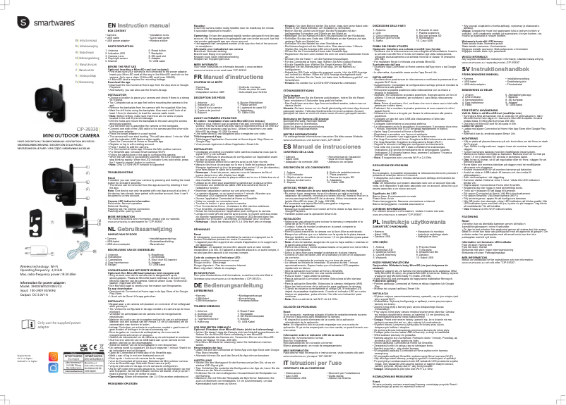 Image de la première page du manuel de l'appareil CIP-39330