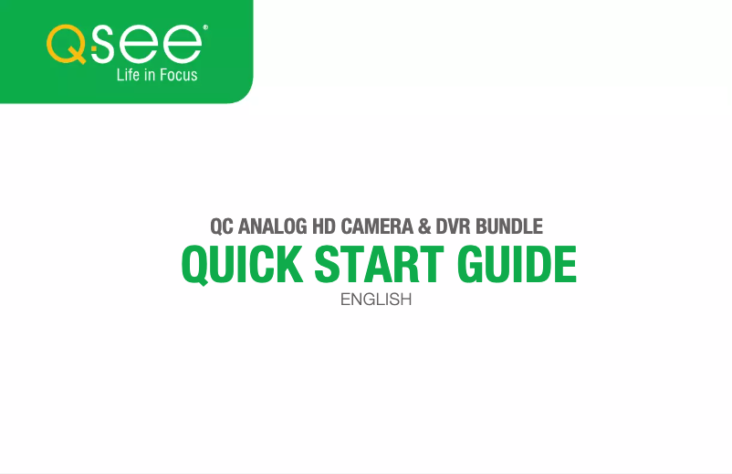 Image de la première page du manuel de l'appareil QC944