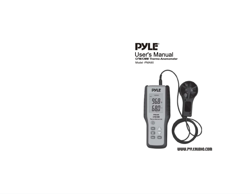 Page 1 de la notice Manuel utilisateur Pyle PMA90