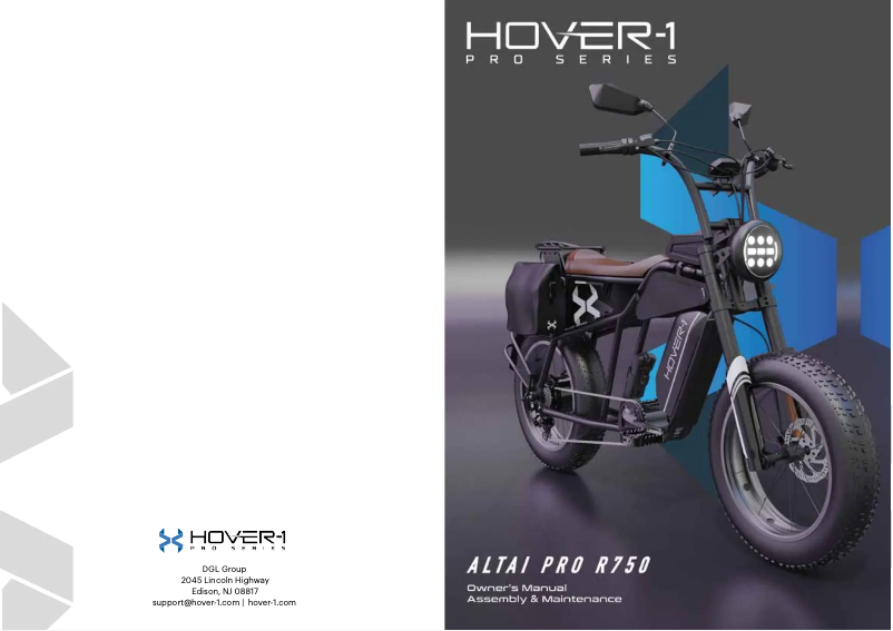 Page n°1 - Manuel utilisateur Hover-1 Altai Pro R750