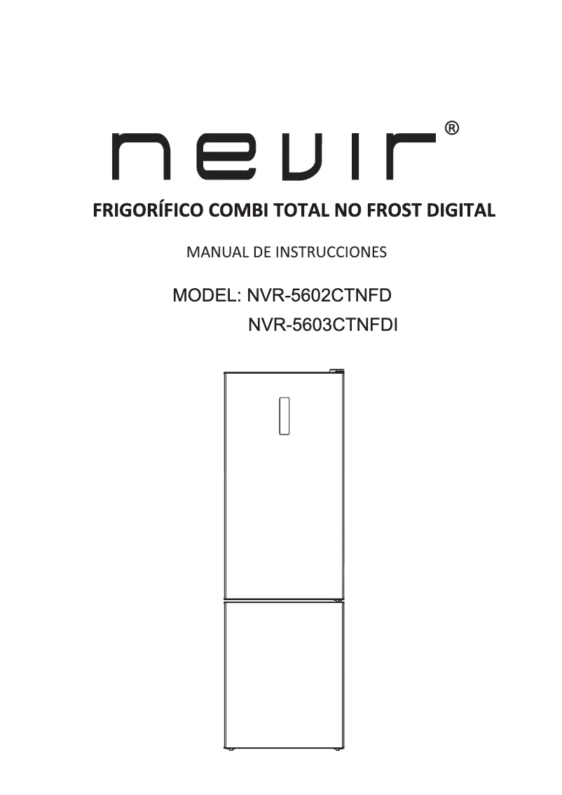 Image de la première page du manuel de l'appareil NVR-5602CTNFD