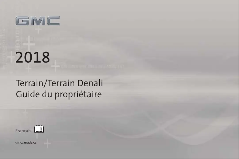 Page 1 de la notice Manuel utilisateur GMC Terrain (2018)
