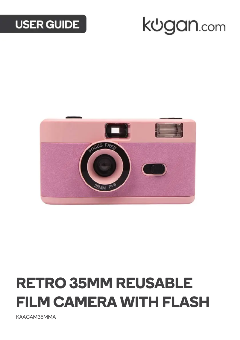 Page n°1 - Manuel utilisateur Kogan KAACAM35MMA