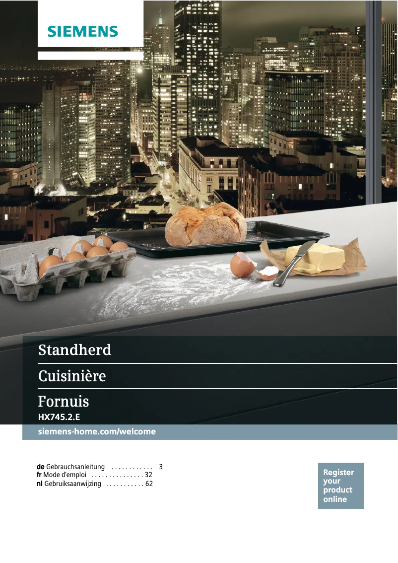 Image de la première page du manuel de l'appareil HX745521N