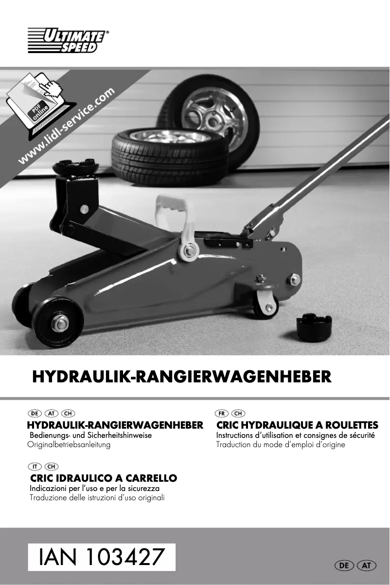 Page n°1 - Manuel utilisateur Ultimate Speed IAN 103427