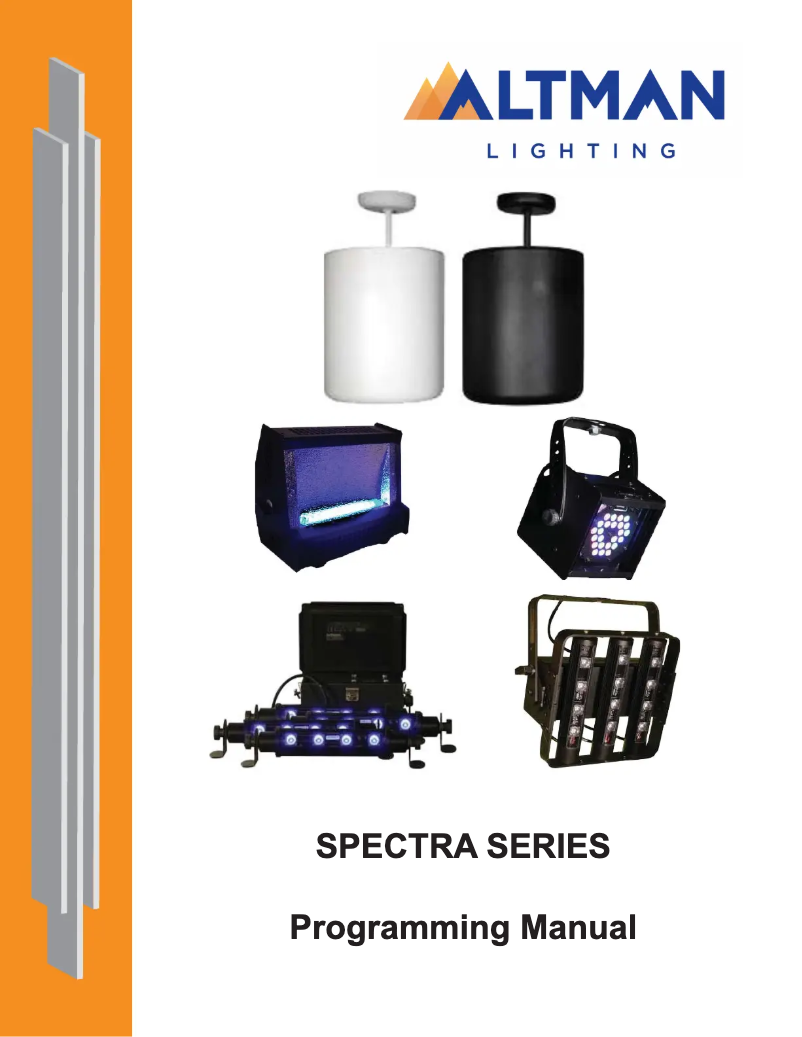 Image de la première page du manuel de l'appareil Spectra Cyc UV