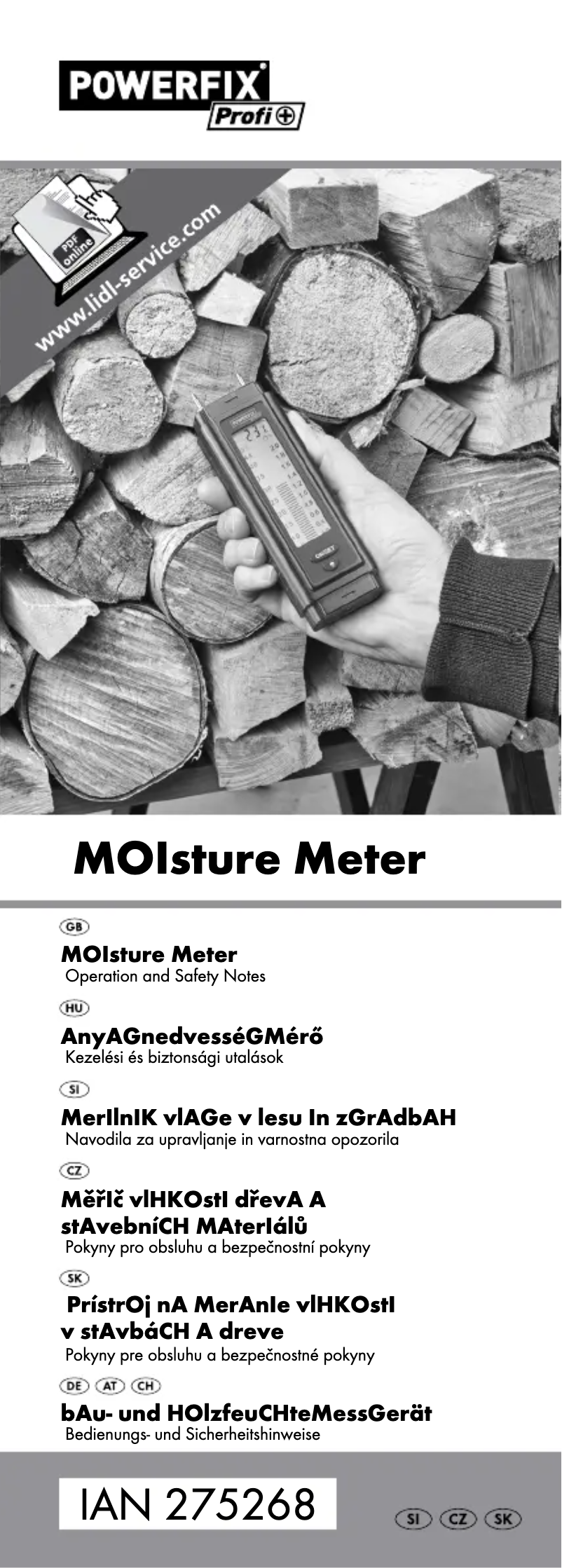 Page 1 de la notice Manuel utilisateur Powerfix IAN 109791