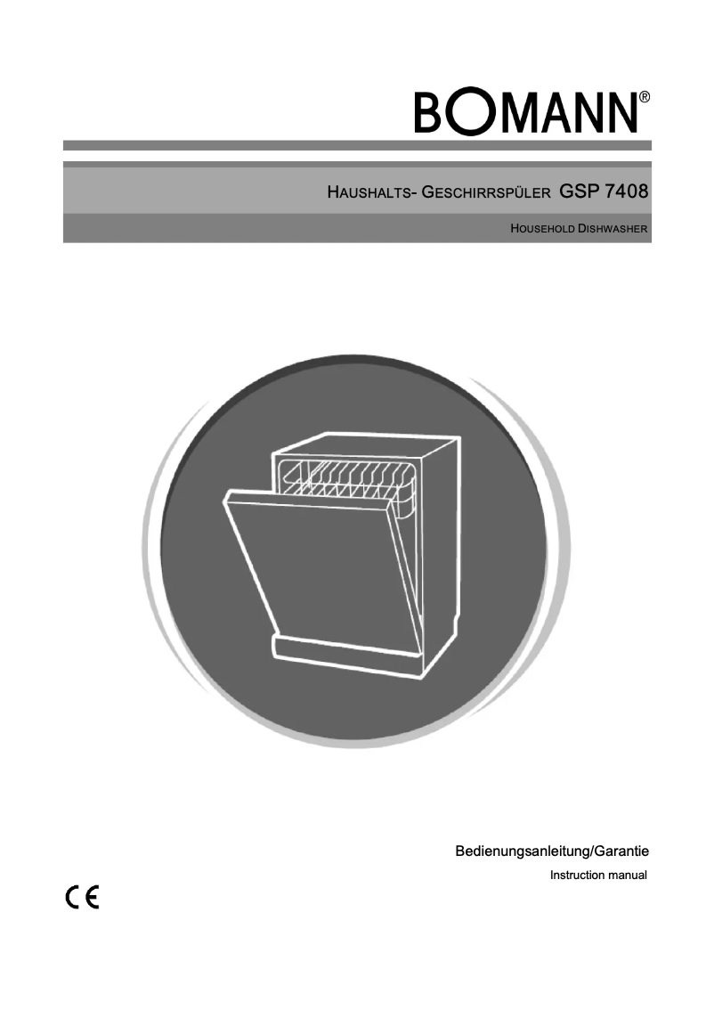 Image de la première page du manuel de l'appareil GSP 7408