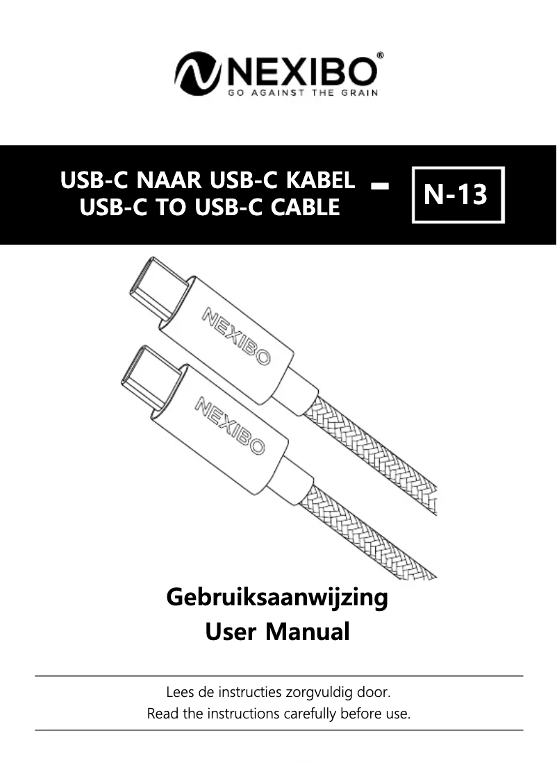 Imagen de la primera página del manual del dispositivo N-13