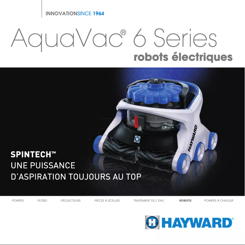 Page 1 de la notice Brochure Hayward AquaVac 600