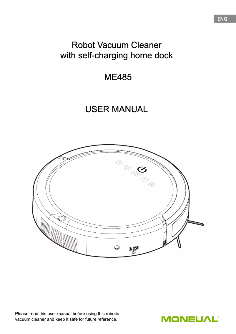 Página 1 del manual Manual de usuario Moneual ME485