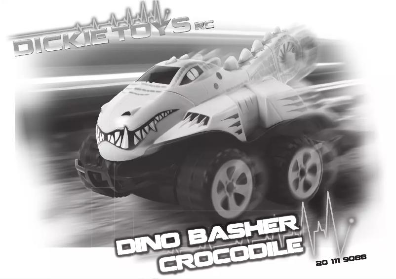 Page n°1 - Manuel utilisateur Dickie Dino Basher Crocodile