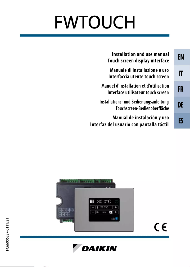 Image de la première page du manuel de l'appareil FWE03DAFN5V3-R