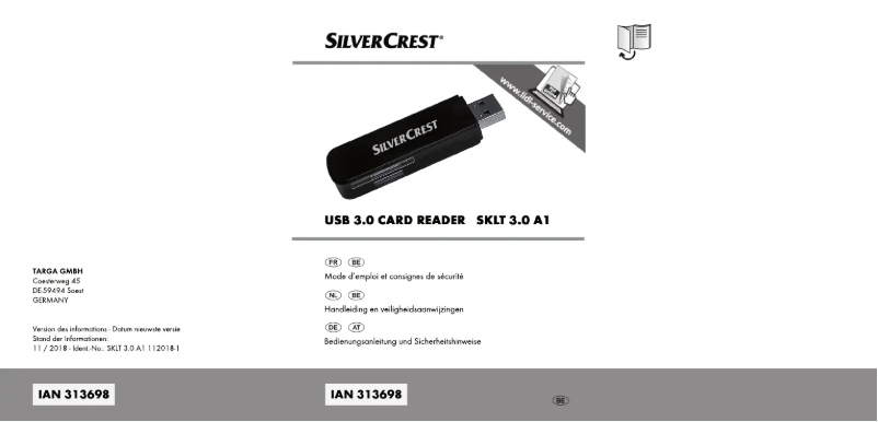 Page 1 de la notice Manuel utilisateur SilverCrest SKLT 3.0 A1