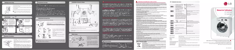 Page 1 de la notice Manuel utilisateur LG ST148PBM